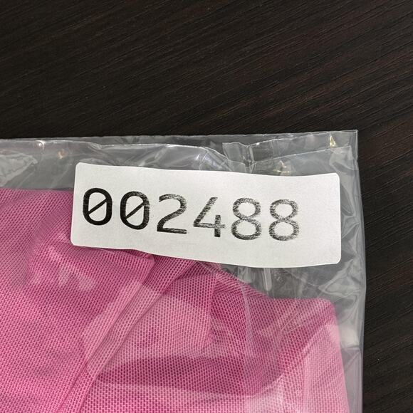 CLUBEXX Bra Top Womens XS Rave Festival Sheer Mesh Pink Holographic Dolls Kill - Picture 10 of 10